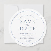 Boho Celestial Wedding Save the Date Card