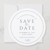 Boho Celestial Wedding Save the Date Card