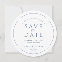 Boho Celestial Wedding Save the Date Card