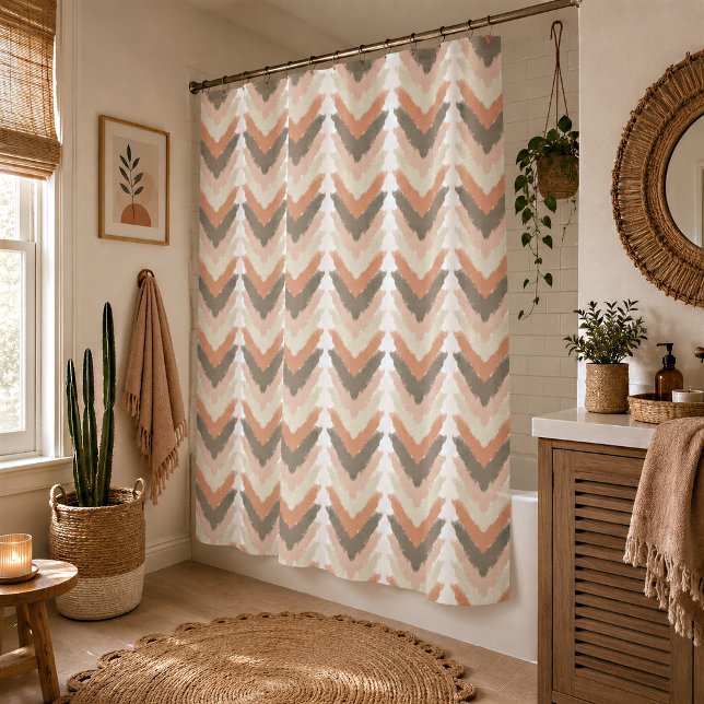 Boho Chevron  Duschvorhang (Von Creator hochgeladen)