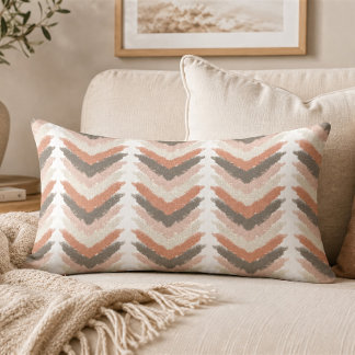 Boho Chevron-Tasche Lendenkissen