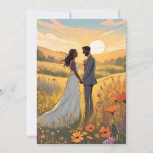 boho chic automne moderne enregistrer les cartes d