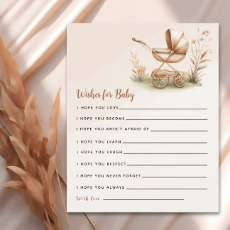 Boho Chic Baby Stroller Baby Shower