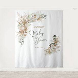 Boho-chic-Babyshower-Dekoration Hintergrund Wandteppich