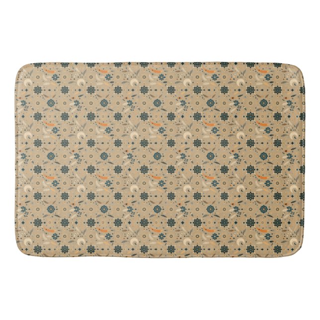Boho Chic Bath Mat - Gemütlich, stilvoll und absor Badematte (Vorderseite)