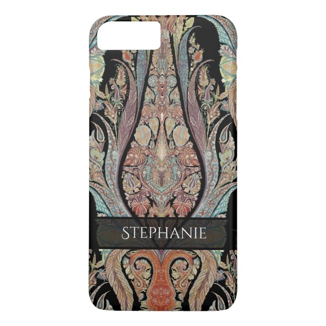 BOHO Chic Bohemisch Stylish Kashmir Paisley Patter Case-Mate iPhone Hülle (Rückseite)