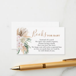 Boho chic Books for Baby Card Begleitkarte