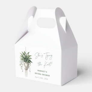 Boho Chic Botanisches Brautparty "Krawatte der Kno Geschenkschachtel