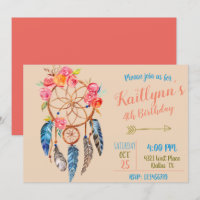 Boho chic Dreamcatcher Geburtstag