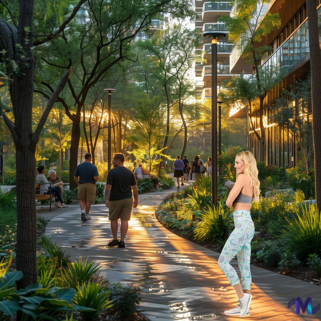 Boho Chic Dreamy Cosmos - Pastel Blues & Purples Capri Leggings (Von Creator hochgeladen)