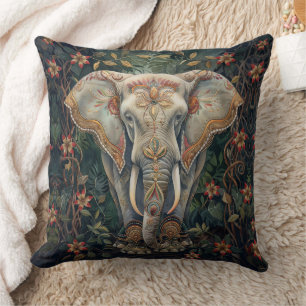 Boho Chic Elephant Bohemische Wohngestaltung Kissen