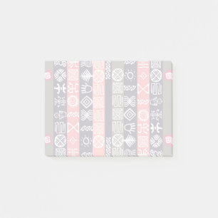 Boho-chic Ethnic African Design Post-it Klebezettel