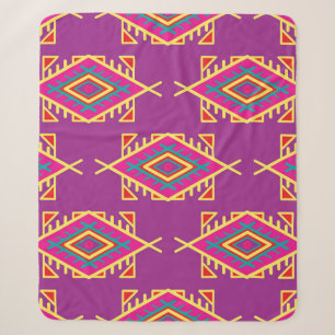 Boho Chic: Ethnische nahtlose Ornamente Sherpadecke