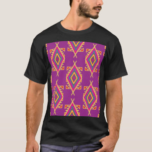 Boho Chic: Ethnische nahtlose Ornamente T-Shirt