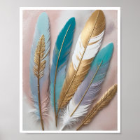 Boho-chic Feather lackieren Acryline gemischt Medi
