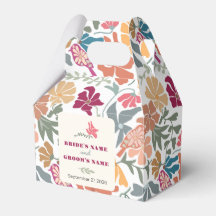 Boho Chic Floral Mitte des Jahrhunderts Retro Hoch