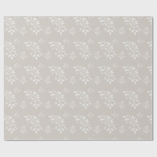 Boho Chic Floral Pattern Ästhetik Geschenkpapier