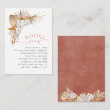 Boho Chic Floral Watercolor Books for Baby