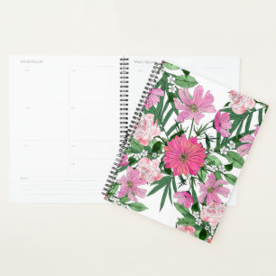 Boho chic garden Blumendesign Planer