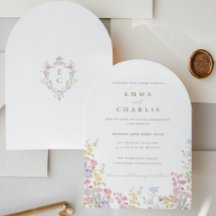 Boho-Chic-Garten-Wildblumen-Hochzeit im Frühling o