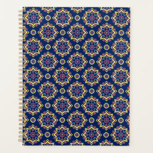 Boho Chic Geometric Floral Pattern Planer