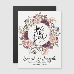 Boho Chic Hochzeit retten das Date Magnet