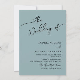 Boho-chic Hochzeitseinladung, Pastellfarben. Einladung