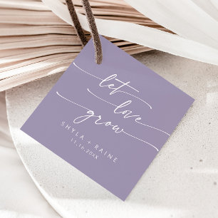 Boho Chic Lavender Lila Gelassen Liebe Hochzeit wa Geschenkanhänger