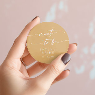 Boho Chic Marigold Mint Jaune À Être Sticker Préfé