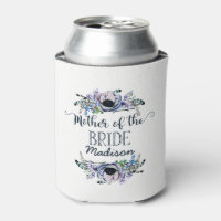 Boho Chic Mint & Navy Blumenmutter der Braut