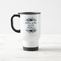 Boho Chic Mint & Navy Blumenmutter der Braut