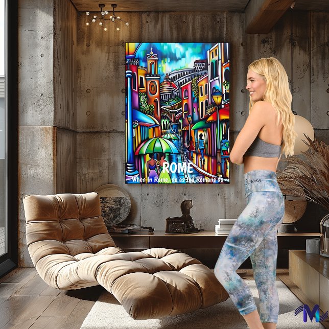 Boho Chic Misty Dreams - Soft and Ethereal Capri Leggings (Von Creator hochgeladen)