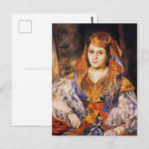 Boho Chic Renoir Orientalistische Dame Fine Art Postkarte