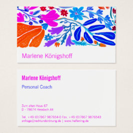 Boho Chic Retro Floral Handgemustertes Muster