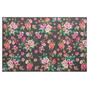Boho Chic spring Rose Blumenmuster Stoff