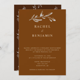 Boho Chic Wedding Parco Tassino Einladung