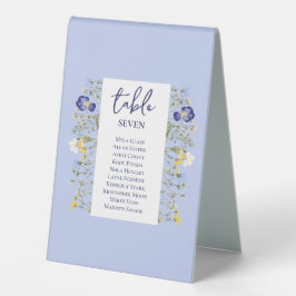 Boho chic Wildblumen Skript Hochzeit Platzkarten Tischaufsteller