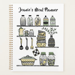 Boho-chic Yellow Kitchen Dekor Gesunde Mahlzeiten Planer