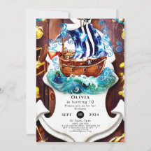 Boho Children's Adventure Pirate Birthday