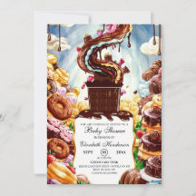 Boho Chocolate Baby Dusche