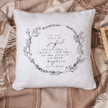 Boho Christlich Bible Verse Wildblumen Kissen<br><div class="desc">Boho Christlich Bible Verse Wildblumen Kissen</div>