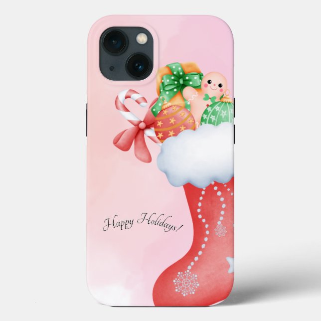 BOHO CHRISTMAS GREETING CARD Case-Mate iPhone HÜLLE (Rückseite)