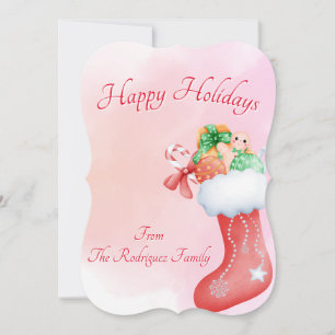 BOHO CHRISTMAS GREETING CARTE