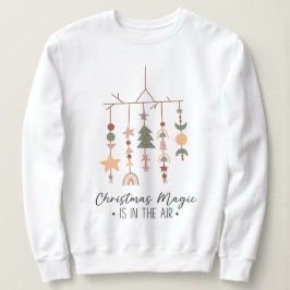 Boho Christmas Magic Festivals Holiday Sweatshirt