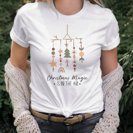 Boho Christmas Magic Festivals Holiday T-Shirt