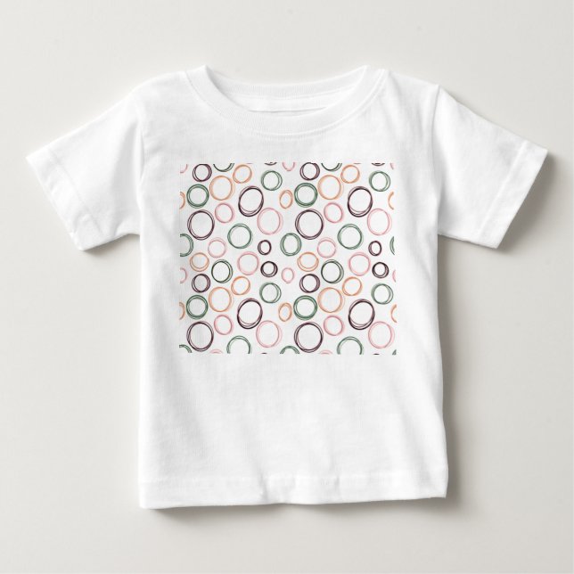 Boho Circles Baby T-shirt (Vorderseite)