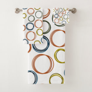 Boho Circles Badhandtuch Set