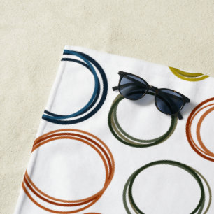 Boho Circles Strandtuch