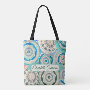 Boho Circles Tote Bag Tasche