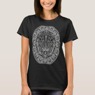 Boho Clam Muschel Sea Life Mandala Niedlich Bohemi T-Shirt